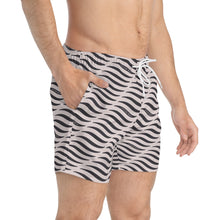 Load image into Gallery viewer, SMILE & WAVE Swim Trunk - Black