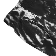 Load image into Gallery viewer, THE BASICS Cyclone Tie-Dye Swim Trunks - Black