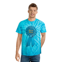 Load image into Gallery viewer, HUGE HONOR Cyclone Tie-Dye T-Shirt - Blue Lagoon