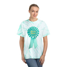 Load image into Gallery viewer, HUGE HONOR Cyclone Tie-Dye T-Shirt - Seafoam