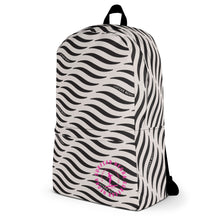 Load image into Gallery viewer, SMILE & WAVE Backpack - Black