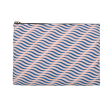 Load image into Gallery viewer, SMILE & WAVE Flat Zip Pouch - Ocean