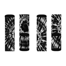 Load image into Gallery viewer, THE BASICS Cyclone Tie Dye Socks - Black