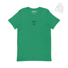 Load image into Gallery viewer, WORK OF ART Embroidered Soft Serve T-shirt - Green Grass