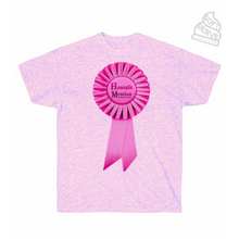 Load image into Gallery viewer, HUGE HONOR Soft Serve Heathered Cotton T-shirt - Hot Pink