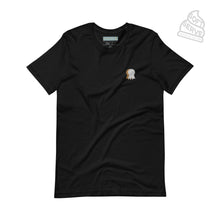 Load image into Gallery viewer, MINI BADGE OF HONOR Soft Serve Embroidered T-Shirt - Black