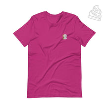 Load image into Gallery viewer, MINI BADGE OF HONOR Embroidered Soft Serve T-Shirt - Magenta