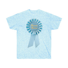 Load image into Gallery viewer, HUGE HONOR Soft Serve Heathered Cotton T-shirt - Blue Ribbon