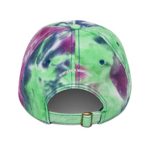 Load image into Gallery viewer, RIBBON CUTTING Sea Spray Tie Dye Baseball Cap - Ultra Violet