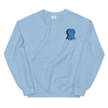Load image into Gallery viewer, BADGE OF HONOR Embroidered Sweatshirt - Blue Ribbon