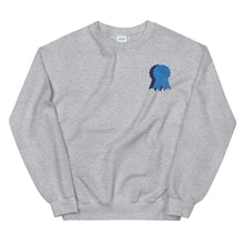 Load image into Gallery viewer, BADGE OF HONOR Embroidered Sweatshirt - Blue Ribbon