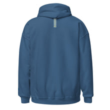 Load image into Gallery viewer, WORK OF ART Embroidered Pullover Hoodie - Indigo Blue