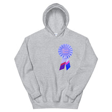 Load image into Gallery viewer, AWARD WINNING Pullover Hoodie - Blue Ribbon Racing Stripe