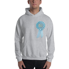 Load image into Gallery viewer, AWARD WINNING Heathered Hoodie - Blue Ribbon