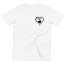 Load image into Gallery viewer, FILLED WITH LOVE Monogram Organic T-Shirt - Chrome Heart