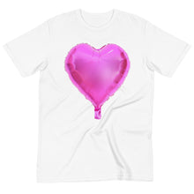 Load image into Gallery viewer, LIGHT HEARTED Organic Cotton T-Shirt - Hot Pink