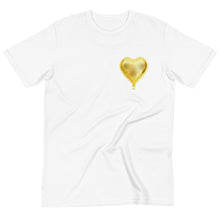 Load image into Gallery viewer, FILLED WITH LOVE Monogram Organic Cotton T-Shirt - Heart of Gold