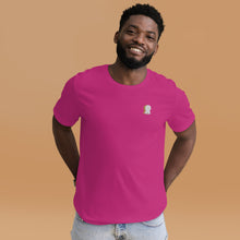 Load image into Gallery viewer, MINI BADGE OF HONOR Embroidered Soft Serve T-Shirt - Magenta