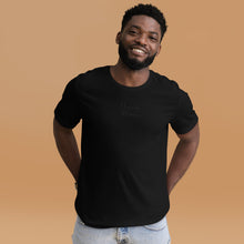 Load image into Gallery viewer, LOGO Embroidered Soft Serve T-Shirt - Black