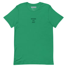 Load image into Gallery viewer, WORK OF ART Embroidered Soft Serve T-shirt - Green Grass