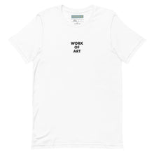 Load image into Gallery viewer, WORK OF ART Embroidered Soft Serve T-Shirt - Black