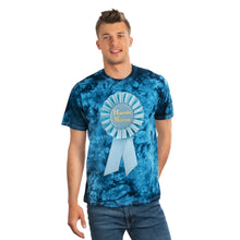 Load image into Gallery viewer, HUGE HONOR Sea Spray Tie-Dye T-Shirt - Blue Ribbon
