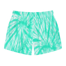 Load image into Gallery viewer, THE BASICS Cyclone Tie-Dye Swim Trunks - Aqua
