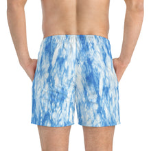 Load image into Gallery viewer, THE BASICS Sand Blast Tie-Dye Swim Trunks - Blue Ribbon
