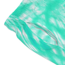 Load image into Gallery viewer, THE BASICS Cyclone Tie-Dye Swim Trunks - Aqua
