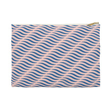 Load image into Gallery viewer, SMILE &amp; WAVE Flat Zip Pouch - Ocean
