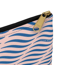 Load image into Gallery viewer, SMILE &amp; WAVE Flat Zip Pouch - Ocean
