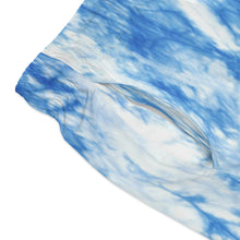 Load image into Gallery viewer, THE BASICS Sand Blast Tie-Dye Swim Trunks - Blue Ribbon

