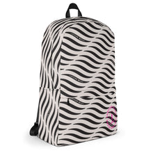 Load image into Gallery viewer, SMILE &amp; WAVE Backpack - Black
