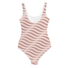 Load image into Gallery viewer, SMILE &amp; WAVE Youth One-Piece Swimsuit - Light Shell
