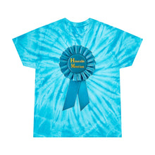 Load image into Gallery viewer, HUGE HONOR Cyclone Tie-Dye T-Shirt - Blue Lagoon
