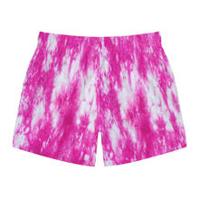 Load image into Gallery viewer, THE BASICS Sand Blast Tie-Dye Swim Trunks - Hot Pink
