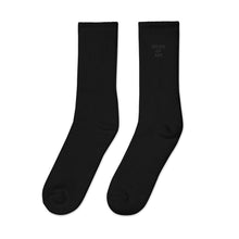 Load image into Gallery viewer, WORK OF ART Embroidered Socks - Black

