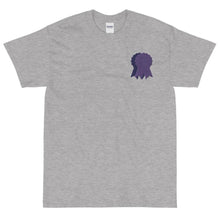 Load image into Gallery viewer, BADGE OF HONOR Embroidered T-Shirt - Purple
