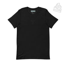 Load image into Gallery viewer, WORK OF ART Embroidered Soft Serve T-Shirt - Black
