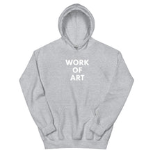 Load image into Gallery viewer, WORK OF ART Embroidered Pullover Hoodie - Heather Gray
