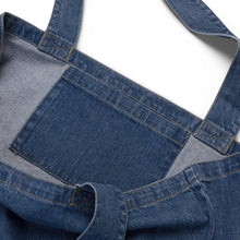 Load image into Gallery viewer, WORK OF ART Large Organic Cotton Tote - Denim
