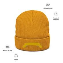 Load image into Gallery viewer, RIBBON CUTTING Recycled Beanie - Butterscotch
