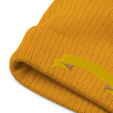 Load image into Gallery viewer, RIBBON CUTTING Recycled Beanie - Butterscotch
