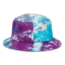 Load image into Gallery viewer, BADGE OF HONOR Embroidered Sea Spray Tie Dye Youth Bucket Hat - Ultra Violet
