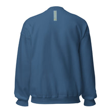 Load image into Gallery viewer, WORK OF ART Embroidered Sweatshirt - Indigo Blue

