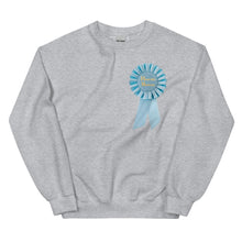 Load image into Gallery viewer, AWARD WINNING Heathered Sweatshirt - Blue Ribbon
