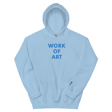 Load image into Gallery viewer, WORK OF ART Embroidered Pullover Hoodie - Blue Ribbon
