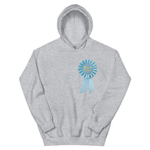 Load image into Gallery viewer, AWARD WINNING Heathered Hoodie - Blue Ribbon
