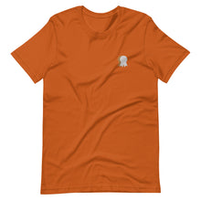 Load image into Gallery viewer, MINI BADGE OF HONOR Embroidered Soft Serve T-Shirt - Dark Marigold
