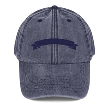 Load image into Gallery viewer, RIBBON CUTTING Vintage Washed Baseball Cap - Indigo
